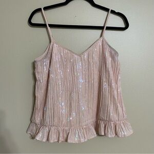 Anthropologie‎ Amelie Sequin Tank Cami Top size 2